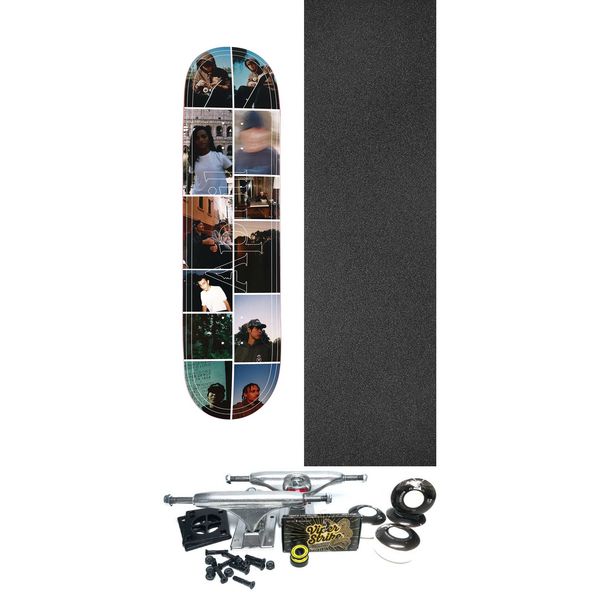 April Skateboards OG Logo Photo Skateboard Deck - 8.5" x 32.2" - Complete Skateboard Bundle